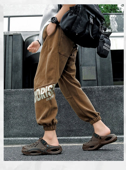 Summer Men's Beach Clogs Outdoor Sandals New Design Slippers EVA Soft Slides For Men Casual Garden Shoes Male Beach Slippers