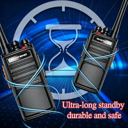 BAOFENG BF-888S Plus PMR446 License Free Two Way Radio Portable Walkie Talkie VOX Micro USB Rechargeable For EU Family Team Use