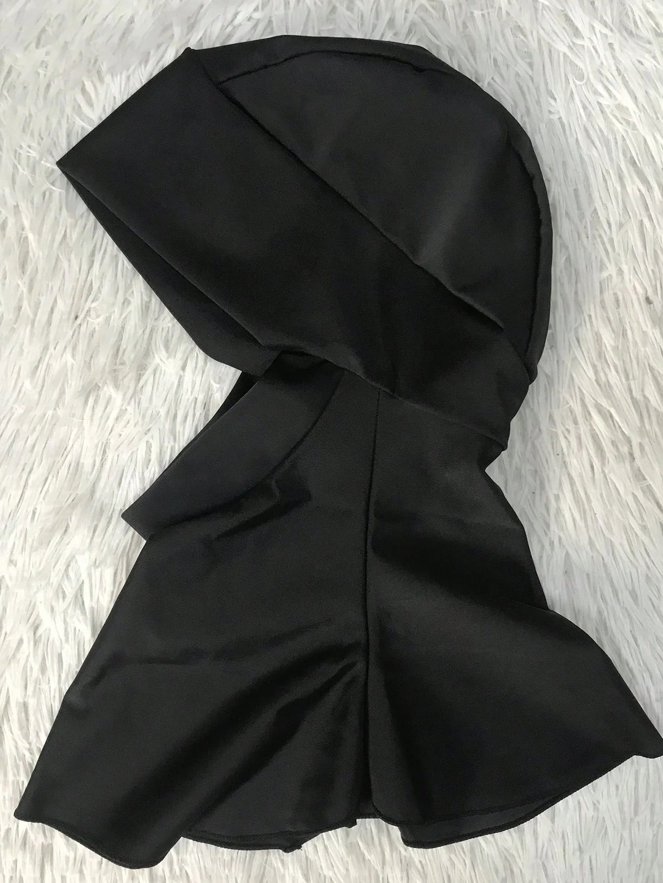 Muslim Plain Swim Bathing Hijab Women Summer Beach Instant Turban Cap,Quick Drying