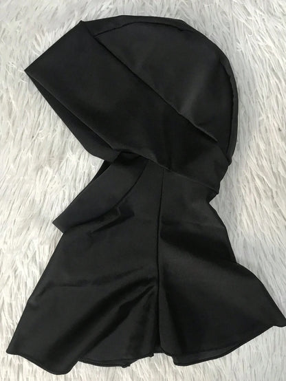 Muslim Plain Swim Bathing Hijab Women Summer Beach Instant Turban Cap,Quick Drying