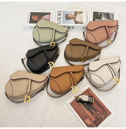 IMJK 24*20*6cm Hot Selling Light Luxury Underarm Saddle Bag, New Niche Design, Casual Shoulder Crossbody Bag Bags