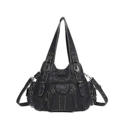 Fashion Handbags Women Shoulder Bags PU Leather Handbag Female Satchel Big-capacity Shoulder Purse Bag Bolsa Feminina