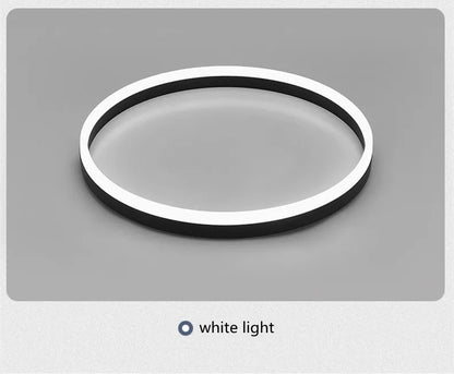 Modern Bedroom led Ceiling Lights Round Remote Control Dimmable led Living Room Ceiling Light White/Black Indoor Ceiling Lights