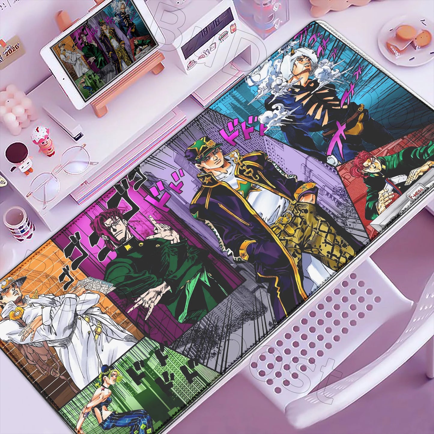 HD J-Jojo B-Bizarre A-Adventure Mouse Pad Gaming 900×400mm Mousepad Xxl Mouse Mat Offices Accessories Keyboard Pad Computer Desk
