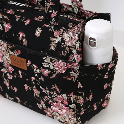 New Large Capacity Thickened Cloth Art Handbag Minimalist Work Lunch Box Storage Bag Suitable for Shopping Miscellaneous Uses