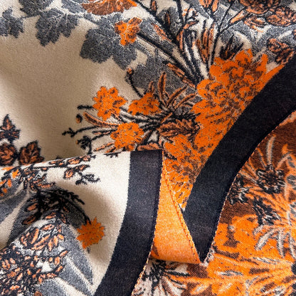 Warm Shawl Women Scarf Luxury Cashmere Winter Blanket Wraps Casual Floral Print Pashmina Bufanda Travel Poncho Stoles Echarpe