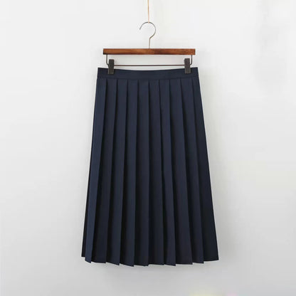 JK Uniform Full Set Basic Spring Shore Gold Two Long-sleeved Japanese Soft Girl Student College Style Sailor Suit