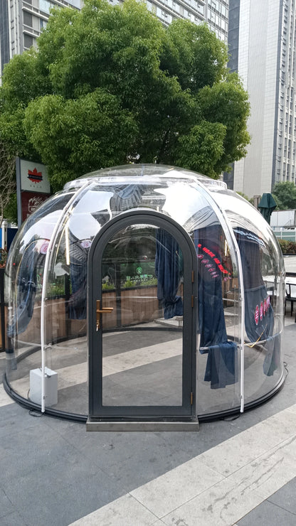 【Best-selling】Detachable Contemporary Villa/Mall Camping Outdoor Spherical Hotel Geodesic Glamping Bubble House Dome Tent