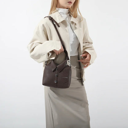 PU Square Compact Shoulder and Crossbody Bags Zipper Unique Design High Quality Hand Bags for Women 2026 Designer Style Bolso