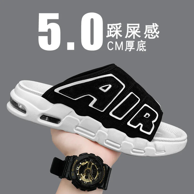 Men's Slippers 2025 Summer Breathable Slippers Large Fashion Platform Casual Shoes for Men New Light Sneakers Zapatos De Hombre