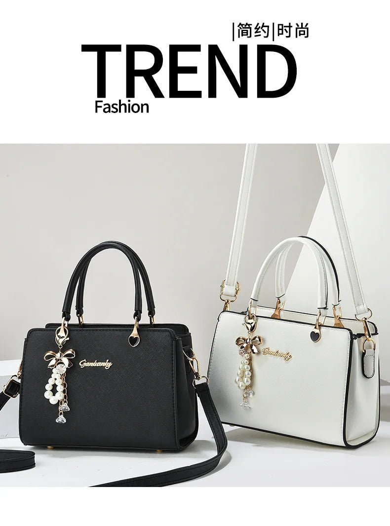 New Women bag Shoulder bag Handbag for women 2026 Crossbody bag pattern PU Portable bucket bag ladies messenger bag