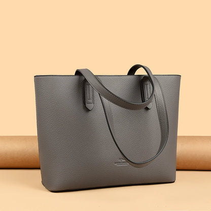 Genuine High Quality Large Capacity Shoulder Bag Female Tote Bag New Luxury Designer Handbag For Fashion Women Brand Shopper Bag