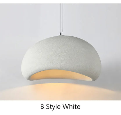 Nordic Minimalist Wabi-Sabi E27 LED Pendant Lights Modern Ceiling Chandelier For Dining Room Bedroom Bar Loft Home Hanging Lamp