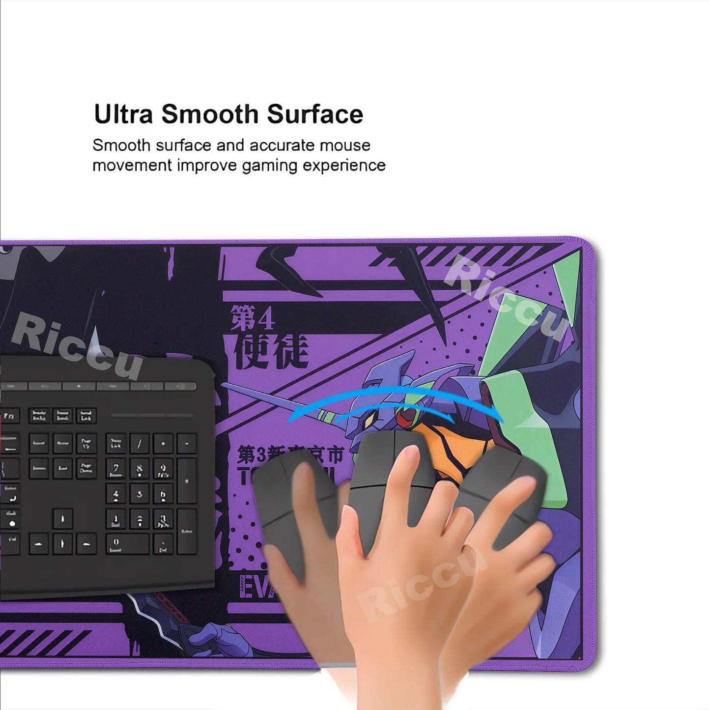 HD Printing Anime EVA Mouse Pad Keyboard Rug Kawai Rubber PC Accessories Non-Slip expand Desk Mat XXL carpet protective pads
