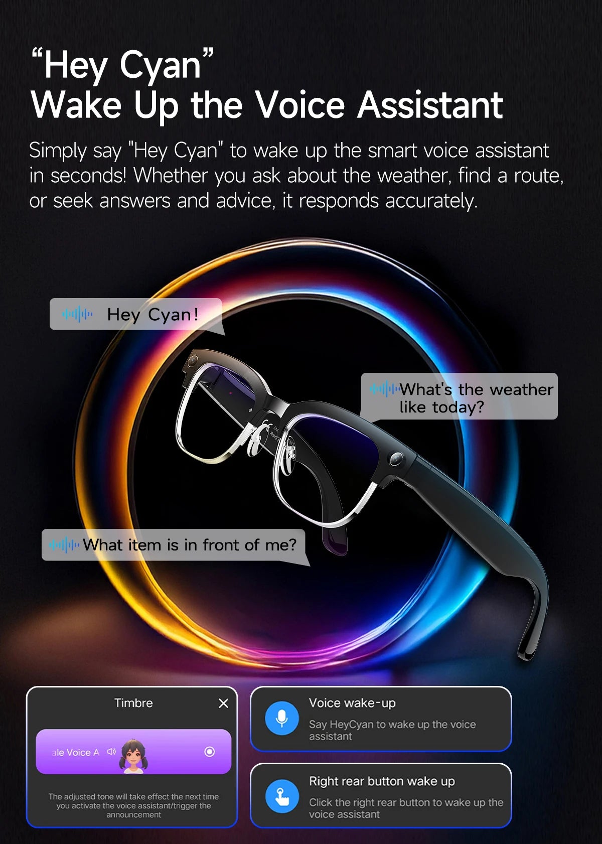 AI Smart Glasses Camera 2026 Bluetooth Headphones Translator Sunglasses Touch Control Photochromic Anti Blue Light Eyeglasses