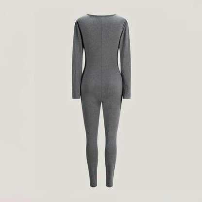 Sports Women Jumpsuits Autumn New Solid Sexy Long Sleeve Bodycon Fashion Rompers Streetwear Casual Skinny Fitness Overall Female