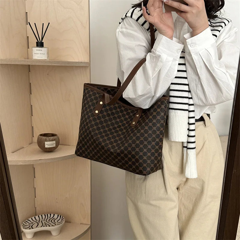 Fashionable Retro Versatile Tote Bag for Women Luxury Designer Bags Purse and Handbags Women Shoulder Bag Shopping Bags Сумка