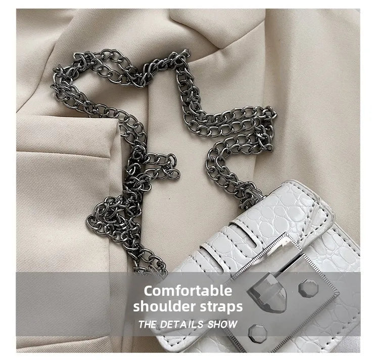 Chain Female Bag Mini Summer Crossbody Bags for Women Fashion Luxury Designer Handbag Women's 2025 Trend Woman Shoulder Purse