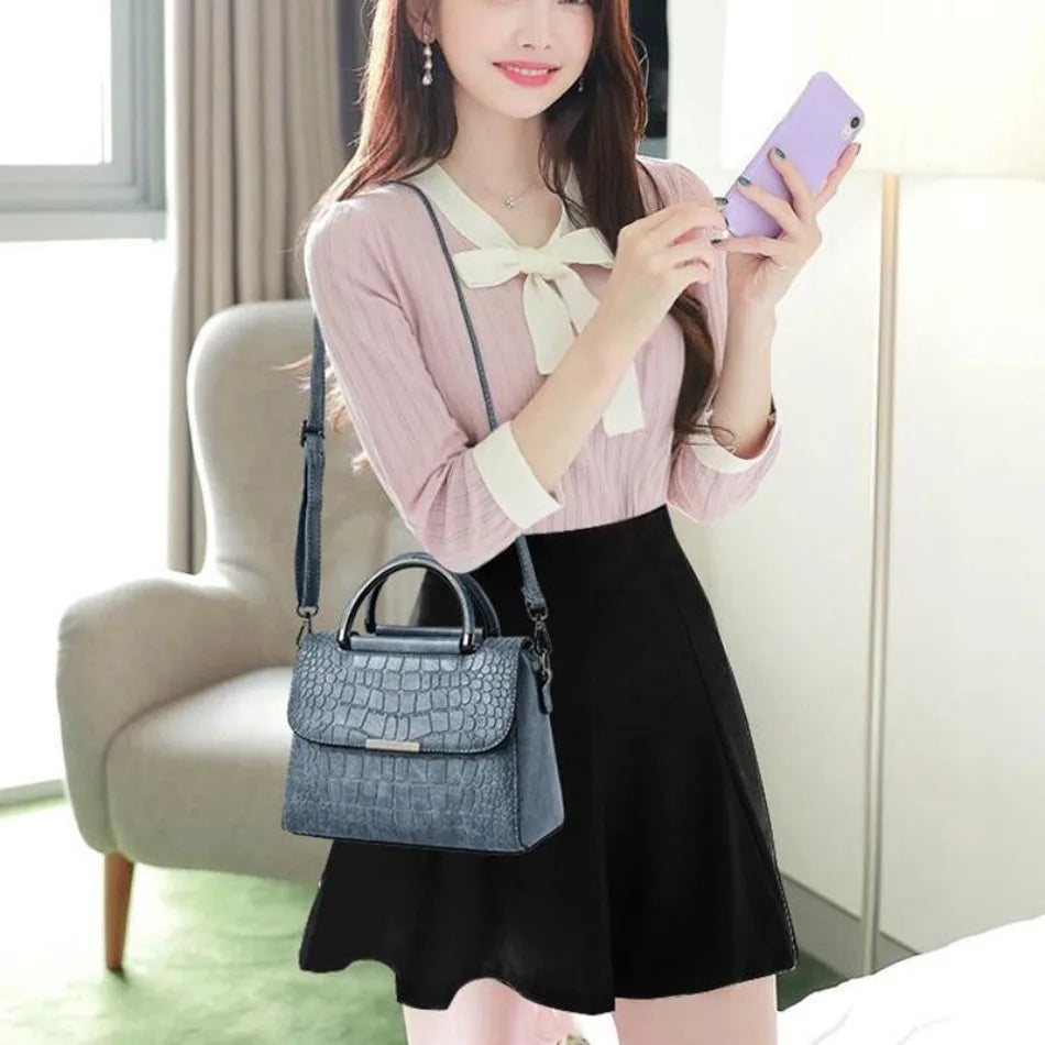 Women Vintage Bucket Shoulder Bag PU Leather Large Capacity Handbag Purse Ladies Fashion Crossbody Bag Tote