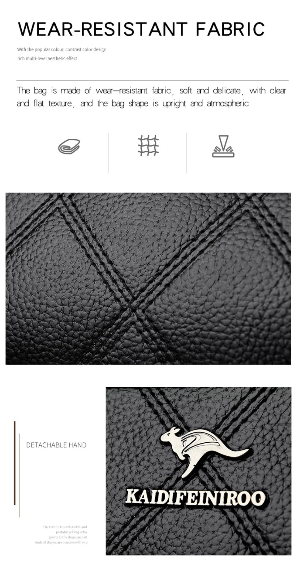 Top Quality Leather Hand Shoulder Bags for Women Luxury Handbags Women Bags Designer Casual Large Capacity Tote Bag Sac