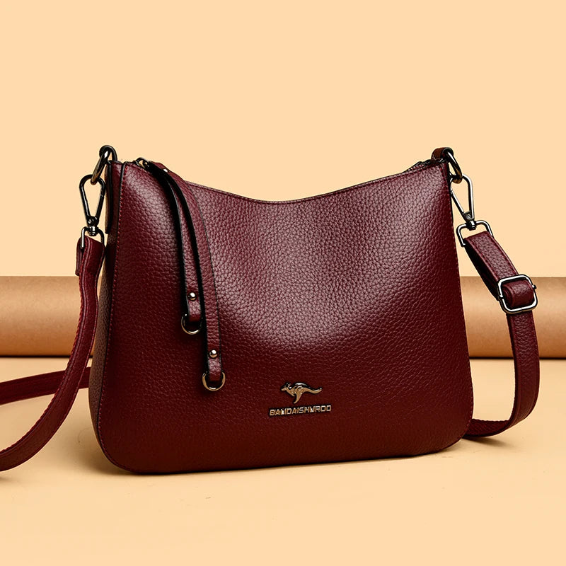 Luxury Leather Large Capacity Handbags Women Bags Designer Tote Bag Shoulder Crossbody Sac Ladies Shopping Messenger Bags