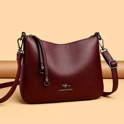 Luxury Leather Large Capacity Handbags Women Bags Designer Tote Bag Shoulder Crossbody Sac Ladies Shopping Messenger Bags