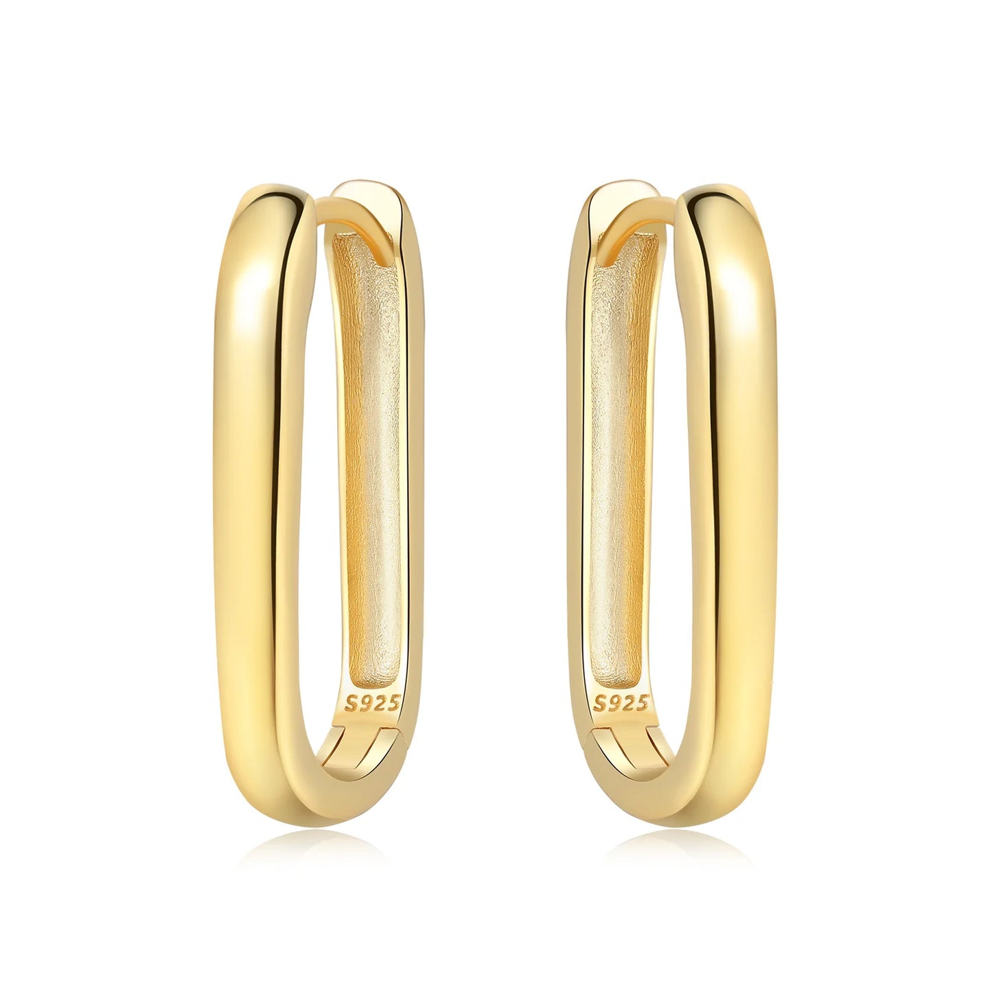 Original 925 Sterling Silver Heart Vintage Luxury Earrings Fashion 18K Gold Hoop Earrings for Women Piercing Jewelry Aretes 2026