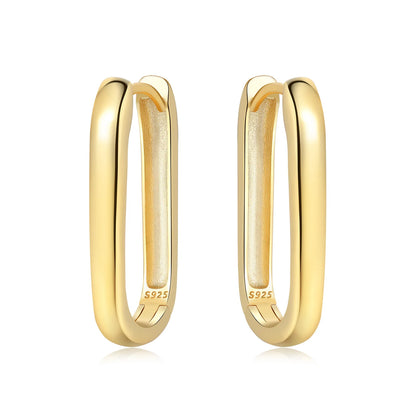 Original 925 Sterling Silver Heart Vintage Luxury Earrings Fashion 18K Gold Hoop Earrings for Women Piercing Jewelry Aretes 2026