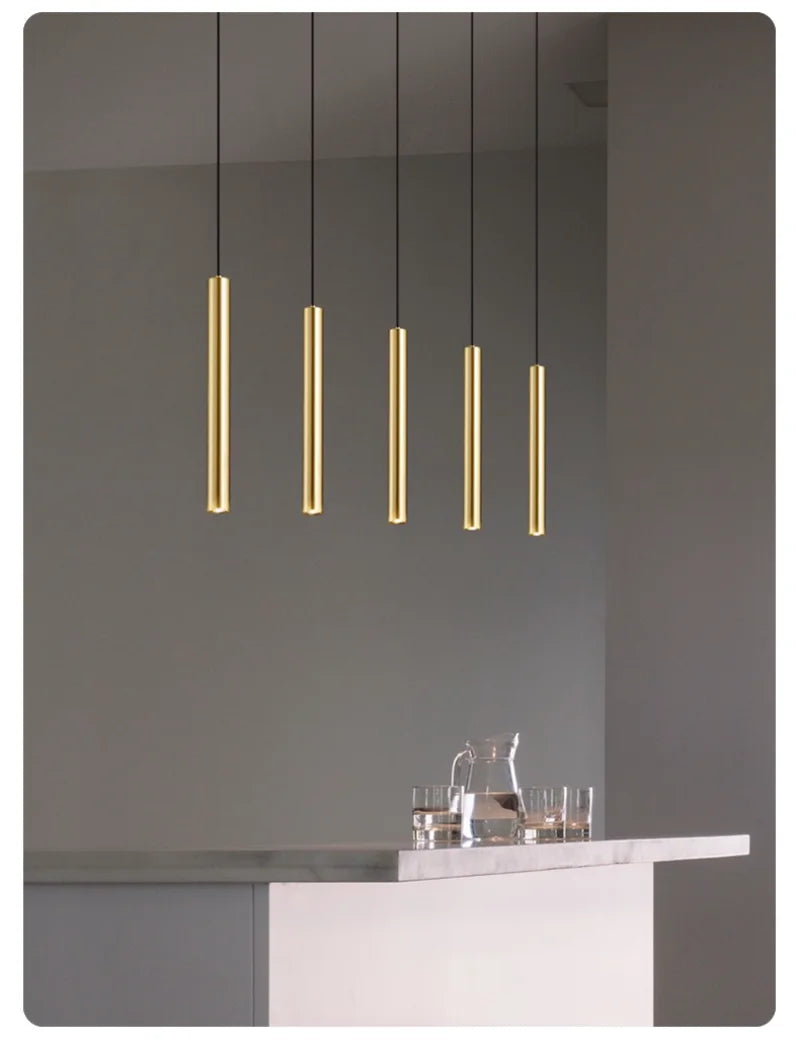Minimalist Bedside Pendant Lamp Bedroom Spotlight Restaurant Bar Kitchen Dining Hall Island Platform Lights Hanging Lighting Led