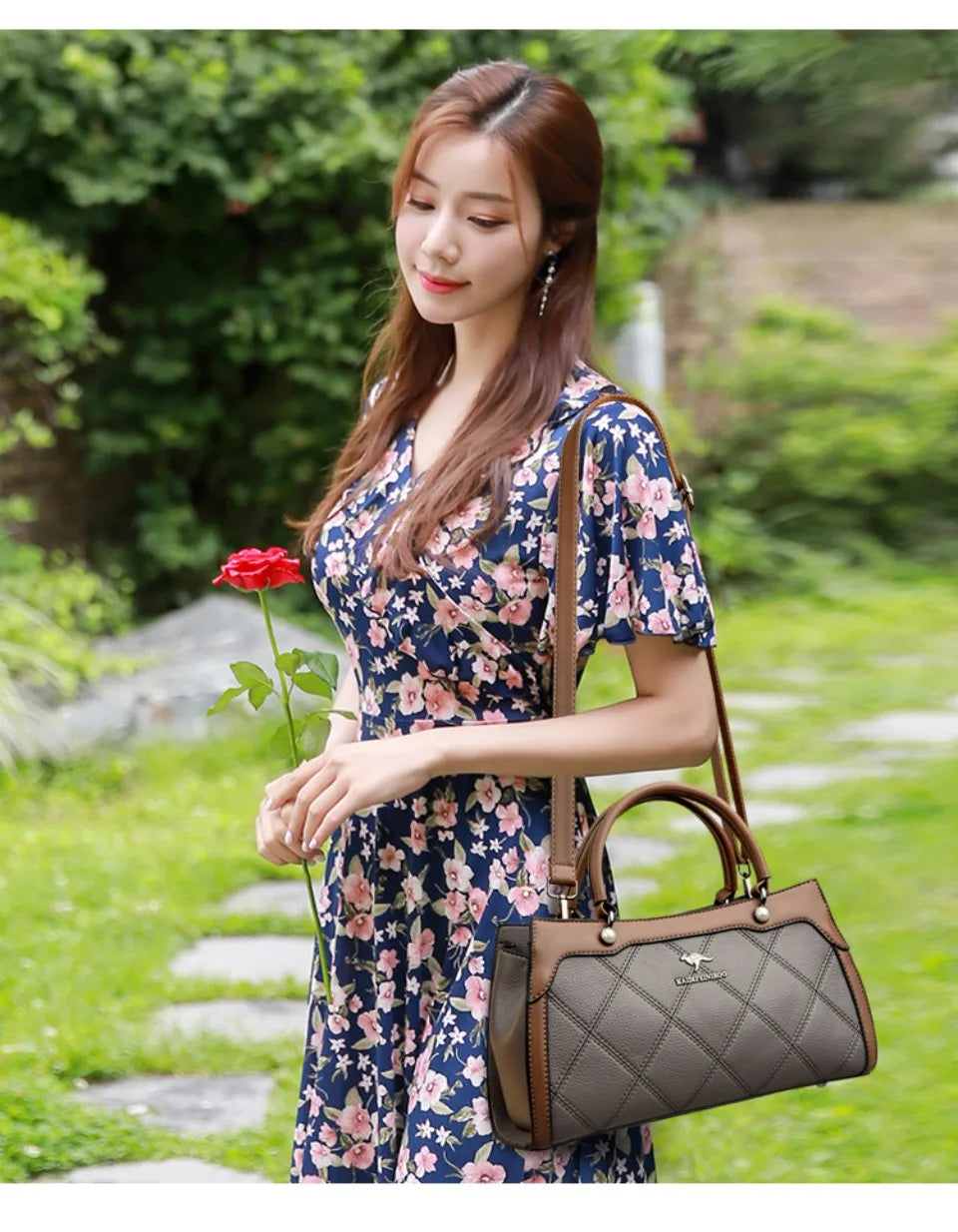 Top Quality Leather Hand Shoulder Bags for Women Luxury Handbags Women Bags Designer Casual Large Capacity Tote Bag Sac
