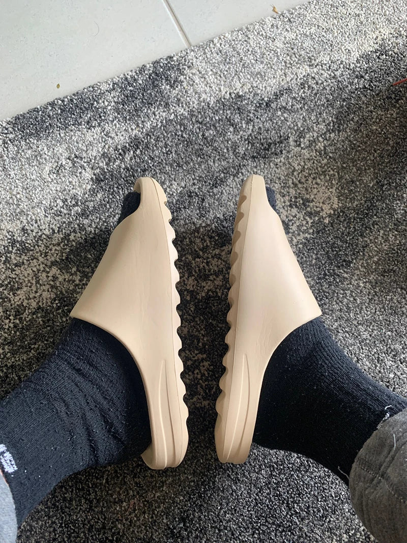 Litfun Fashion Summer Men Slippers Classic Thick Sole Coconut Shoes Women Casual EVA Flat Slippers Unisex Outdoor Beach Sandals