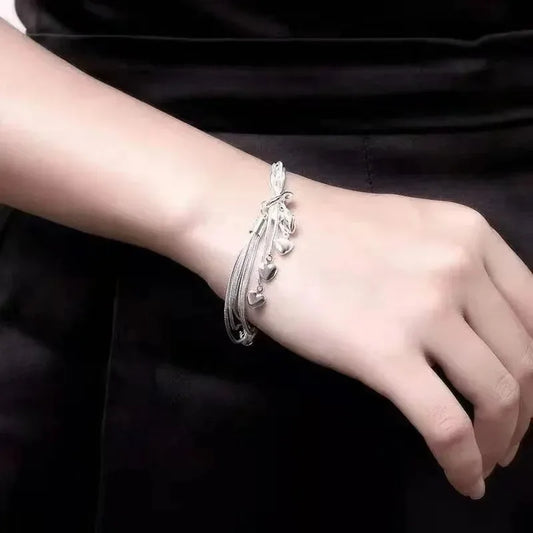 925 Sterling Silver Bracelet Woman Vintage Luxury Original Jewelry Accessories Fashion Designer Party Wedding Jewelry Gifts 2025