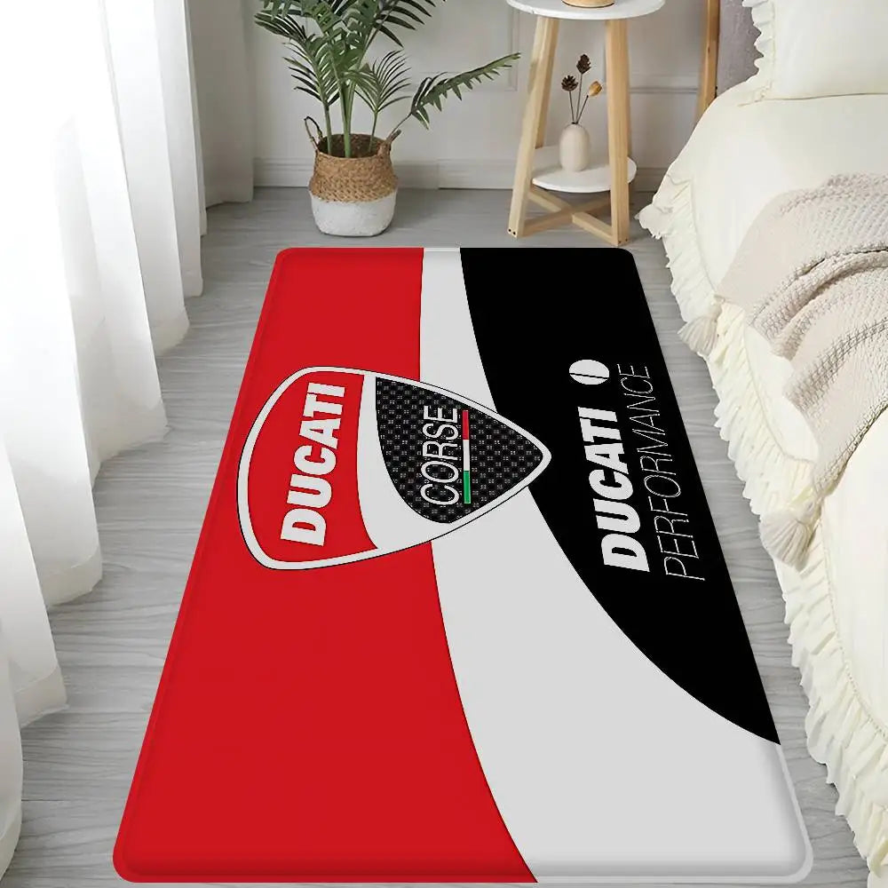 Motorcycle Racing D-Ducaties Floor Mat Rectangle Anti-slip Home Soft Badmat Front Door Indoor Outdoor Mat Welcome Doormat