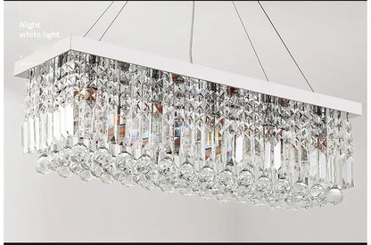 LED Crystal Chandelier Modern Dining Pendant Home Lamp Hanging Living Woonkamer Dining Room Household Lights For Bedroom Kitchen