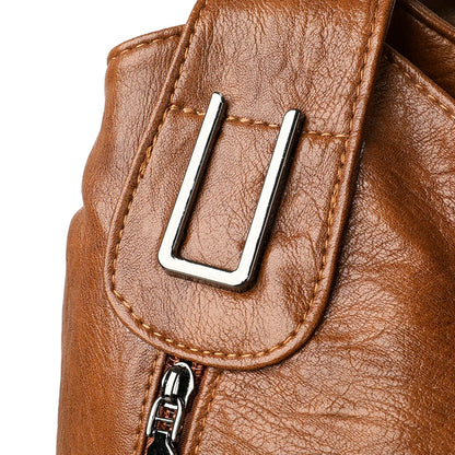 Women's Crossbody Bag PU Leather Shoulder Purse Fashion Handbags Tote Bags for Ladies with Long Adjustable Strap, Gift Idea 2025