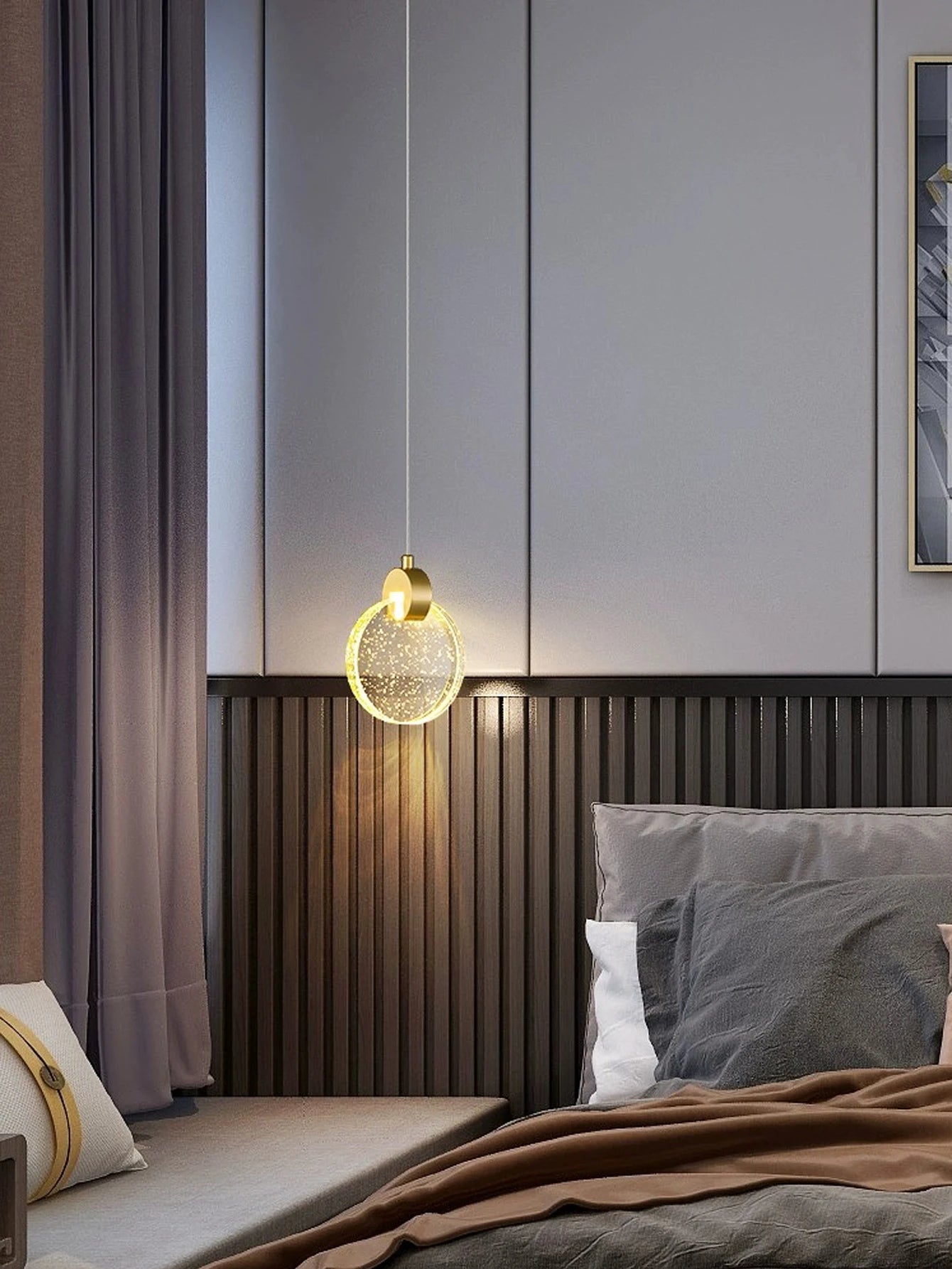 LED nordic lamps Modern Crystal Chandeliers lustre Bedroom Study Dining Room lights home decoration Pendant Lamp bedside lamp