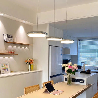 Modern simple LED pendant lights restaurant luxury island bar bedroom chandelier full spectrum dimmable indoor ceiling lamp