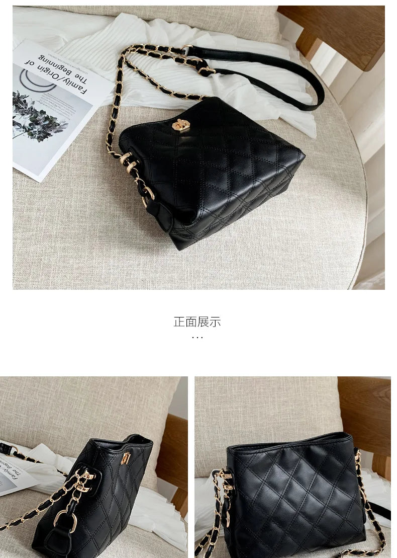 Design Handbag Shoulder Bags for Women Small Luxury Crossbody Bag High Quality Soft Leather Purse New Ladies Small Square Bag