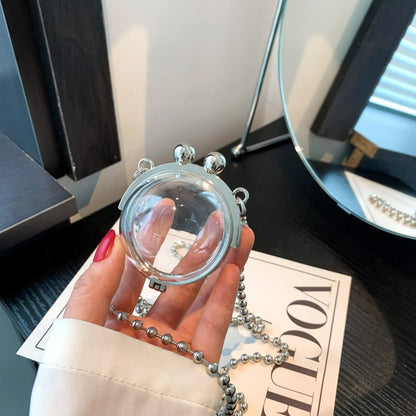 2024 New Small Wallet for Women Cute Bags Decoration High Quality Acrylic Metal Shell Satchel Designer Lipstick Bag