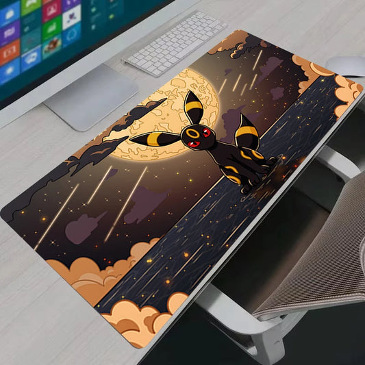 Mouse Pad PC Gaming Accessories Carpet Anime Keyboard Pads P-pokemon Umbreon Mousepad Laptop Mouse Pads Gamer Cabinet Desk Mat