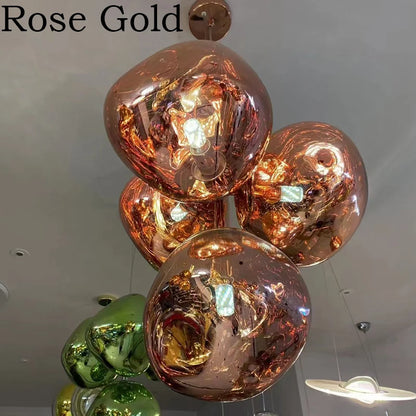 Modern Lava LED Pendant Light PVC Lights Kitchen Hanging Light Fixtures Indoor Decor Living Room Ceiling Lighting Chandelier