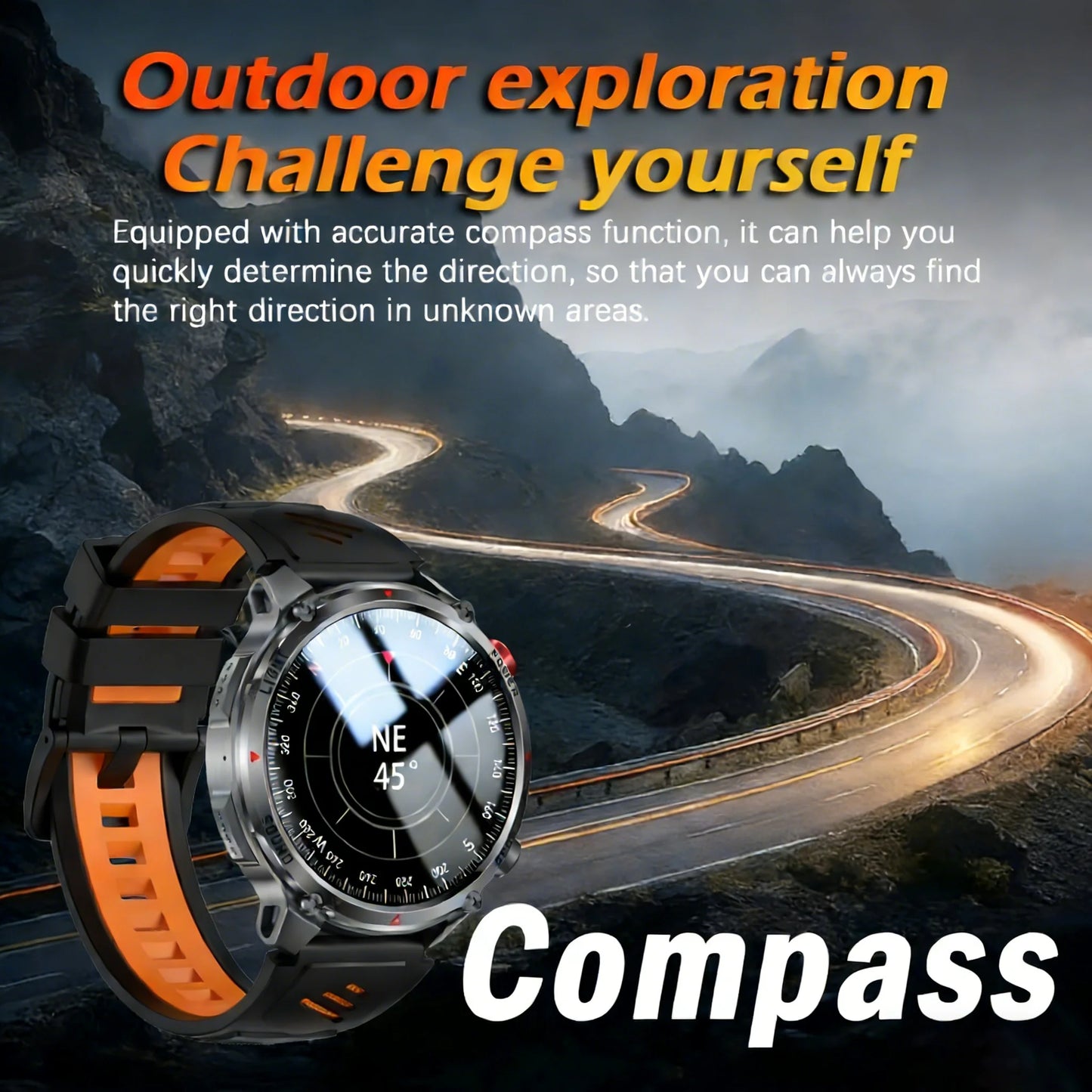 2026 T-Rex3 Ultra 1100mAh Battery Smart Watch GPS Track Compass IP69K Waterproof Sports tracker Outdoors Military Smartwatches