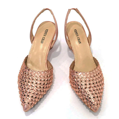 Fashion Summer 2023 Beads Decorated Muffin Bottom Sandals Wear Comfortable And Versatile Elegant Ladies Shoes And Bag Set