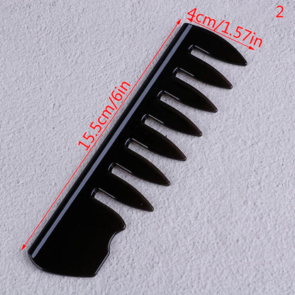 Oil Hair Comb Wide Teeth Hair Comb Classic Oil Slick Styling Hair Brush For Men