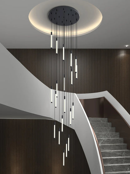 Modern Lighting Long Staircase Pendant Light Ceiling Chandelier hanging lights Stair Chandelier