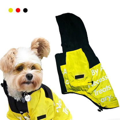 Fashion Pet Dog Clothes  Raincoat Waterproof Reflective Pet Jacket Dog Cat Coat for Small Medium Large Dogs Clothes