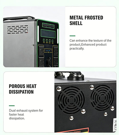 6000W Portable Power Station For Outdoor Camping And Home 5500WH Lifepo4 Battery Solar Generator Emergency Supply