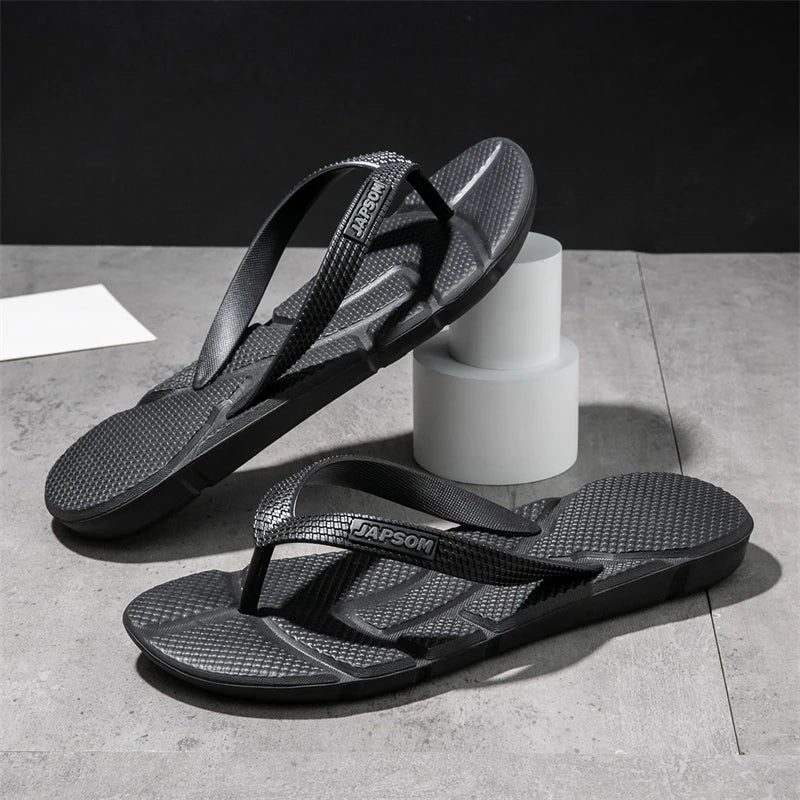 Summer Men's Flip Flops Plus Size 49 50 Soft Comfort Breathable Slippers Non-Slip House Outdoor Beach Slides Massage Flip Flops