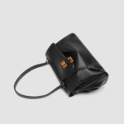 Casual Tote Bags For Women Luxury Designer Handbags And Purses 2024 New In PU Lock Tassel Decoration Large Capacity shoulder Bag