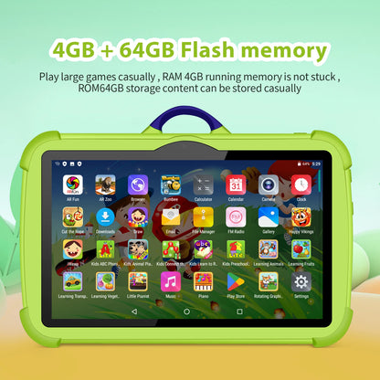 New 5G WIFI 7 Inch Android Kids Tablets Quad Core 4GB RAM 64GB ROM Dual BOW Cameras Cheap And Simple Children's Gifts Tablet PC